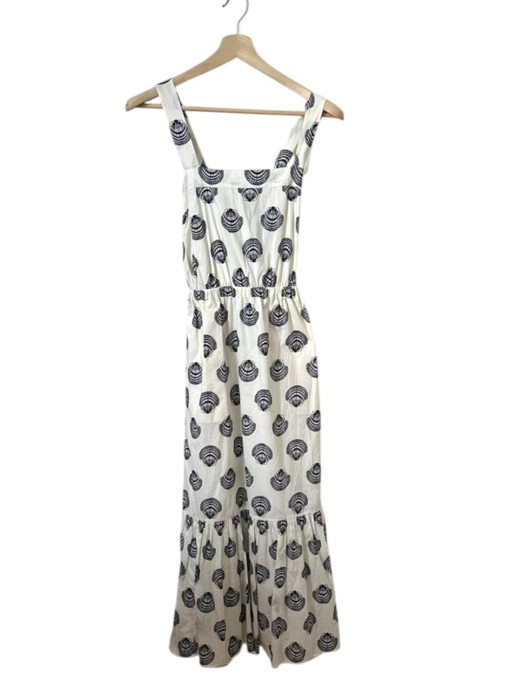 J.Crew Cotton Voile Shell Print Maxi Dress NWT Size 2 Coastal